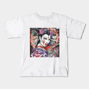 japanese geisha Kids T-Shirt